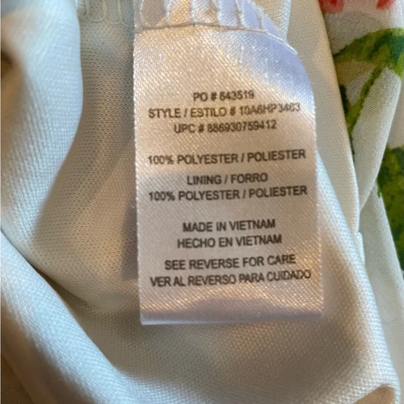 Heart & Soul White Floral High Low Dress XS - Picture 8 of 9